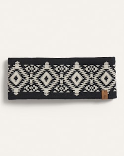 LOS OJOS MERINO FLEECE-LINED HEADBAND IN BLACK image number 1