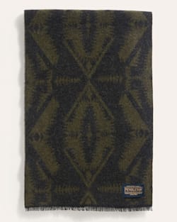 MIRROR LAKE WOOL SCARF IN OLIVE image number 1