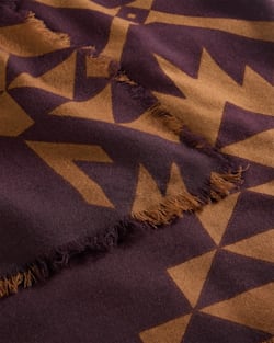 ALTERNATE VIEW OF ECHO BAY FEATHERWEIGHT WOOL SCARF IN BROWN image number 5