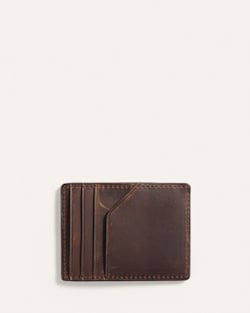 ALTERNATE VIEW OF ODYSSEY WAXED CANVAS WALLET IN OLIVE image number 2