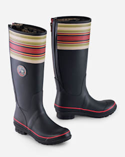 ALTERNATE VIEW OF NATIONAL PARK TALL RAIN BOOTS IN ACADIA BLACK image number 2