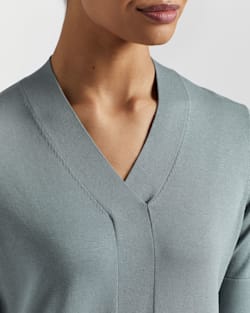 ALTERNATE VIEW OF WOMEN'S COLBY SUIT SWEATER IN BLUE GREY image number 4