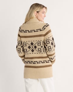 ALTERNATE VIEW OF WOMEN'S WESTERLEY CARDIGAN IN TAN/BROWN image number 2