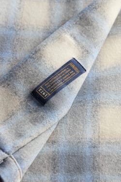 ALTERNATE VIEW OF MEN'S PLAID BOARD SHIRT IN TAN/BLUE/GREY OMBRE image number 3