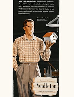 ALTERNATE VIEW OF MEN'S PLAID BOARD SHIRT IN TAN/ORANGE OMBRE image number 3