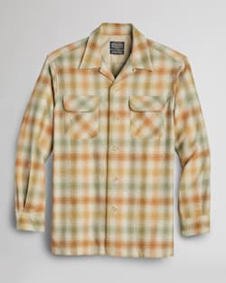 MEN'S BOARD SHIRT IN BROWN/BRONZE OMBRE PLAID image number 1