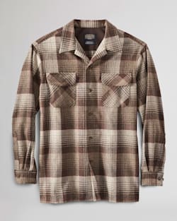 MEN'S BOARD SHIRT IN BROWN/RED OMBRE image number 1