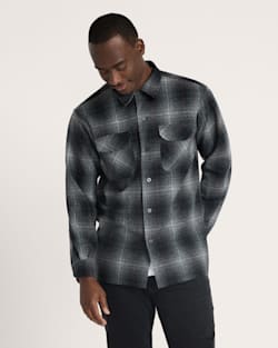 MEN'S MEN'S PLAID BOARD SHIRT IN GREY MIX MULTI PLAID image number 1