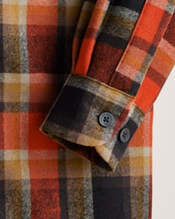 ALTERNATE VIEW OF MEN'S PLAID BOARD SHIRT IN RED/BLACK PLAID image number 3