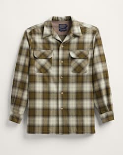 ALTERNATE VIEW OF MEN'S PLAID BOARD SHIRT IN OLIVE PLAID image number 5