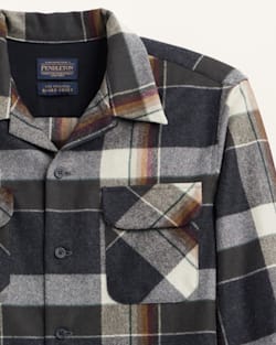 ALTERNATE VIEW OF MEN'S PLAID BOARD SHIRT IN BLACK MULTI PLAID image number 2