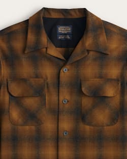ALTERNATE VIEW OF MEN'S PLAID BOARD SHIRT IN BRONZE OMBRE image number 2