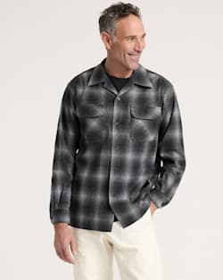 PLAID BOARD SHIRT IN OXFORD MIX OMBRE image number 1
