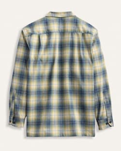 ALTERNATE VIEW OF MEN'S PLAID BOARD SHIRT IN BLUE/GREEN OMBRE image number 2