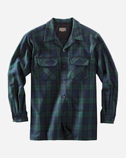 MEN'S BOARD SHIRT IN BLACK WATCH TARTAN image number 1