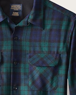 ALTERNATE VIEW OF MEN'S BOARD SHIRT IN BLACK WATCH TARTAN image number 2