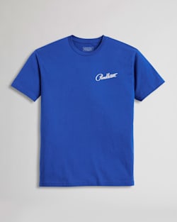 ALTERNATE VIEW OF MEN'S BASE CAMP GRAPHIC TEE IN ROYAL/WHITE image number 6
