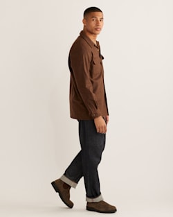 ALTERNATE VIEW OF MEN'S BOARD SHIRT IN RUST image number 2