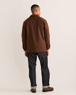 ALTERNATE VIEW OF MEN'S BOARD SHIRT IN RUST image number 3