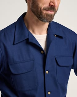 ALTERNATE VIEW OF MEN'S BOARD SHIRT IN BLUE image number 4