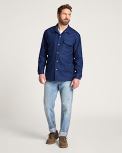 ALTERNATE VIEW OF MEN'S BOARD SHIRT IN BLUE image number 6