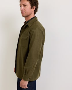 ALTERNATE VIEW OF MEN'S BOARD SHIRT IN GREEN MIX image number 4