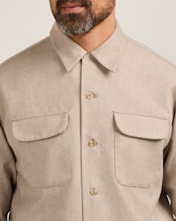 ALTERNATE VIEW OF MEN'S BOARD SHIRT IN NATURAL MIX image number 5