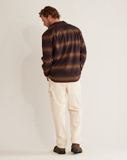 ALTERNATE VIEW OF MEN'S STRIPE BOARD SHIRT IN BROWN OMBRE MULTI image number 4