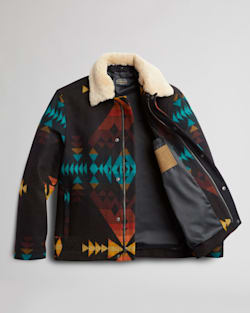 ALTERNATE VIEW OF MEN'S DIAMOND PEAK SILVERTON WOOL COAT IN OXFORD MIX image number 7