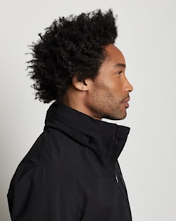 ALTERNATE VIEW OF MEN'S OUTDOORSMAN WINDBREAKER IN BLACK image number 2