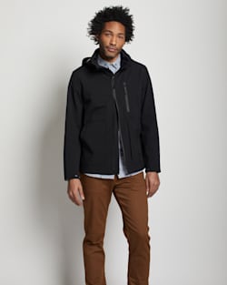 ALTERNATE VIEW OF MEN'S OUTDOORSMAN WINDBREAKER IN BLACK image number 5