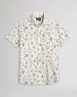 MEN'S SHORT-SLEEVE SHORELINE SHIRT IN WARM WHITE HORSESHOE image number 1