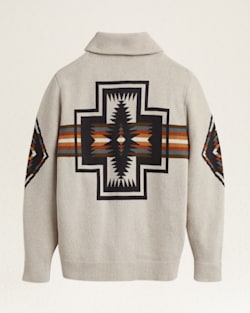 ALTERNATE VIEW OF MEN'S HARDING COTTON CARDIGAN IN SAND image number 2