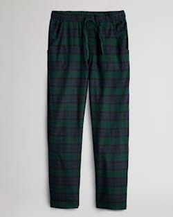MEN'S FLANNEL PAJAMA PANTS IN GREEN/BLUE PLAID image number 1