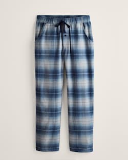 MEN'S PLAID FLANNEL PAJAMA PANTS IN BLUE/GREY image number 1