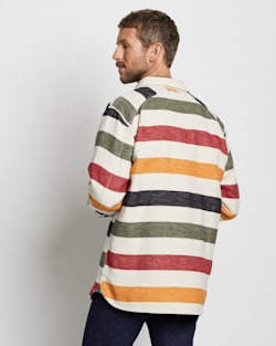 ALTERNATE VIEW OF MEN'S DOUBLESOFT GLACIER DRIFTWOOD SHIRT IN GLACIER STRIPE image number 2