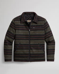 MEN'S MT HOOD JACKET IN BLACK/OLIVE/MINERAL STRIPE image number 1