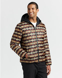 MEN'S BISON REVERSIBLE DOWN ZIP JACKET