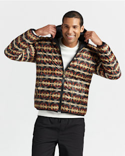 MEN'S BISON REVERSIBLE DOWN ZIP JACKET