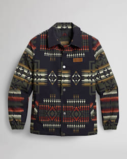 ALTERNATE VIEW OF MEN'S SEDONA RIPSTOP COACH JACKET IN BLACK/OLIVE CHIEF JOSEPH image number 8