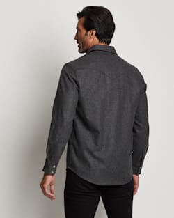 ALTERNATE VIEW OF MEN'S SNAP-FRONT WESTERN CANYON SHIRT IN OXFORD MIX image number 2