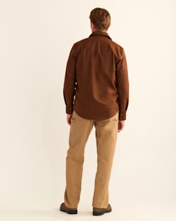 ALTERNATE VIEW OF MEN'S SNAP-FRONT WESTERN CANYON SHIRT IN RUST image number 3