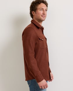 ALTERNATE VIEW OF MEN'S SNAP-FRONT WESTERN CANYON SHIRT IN RED MIX image number 4