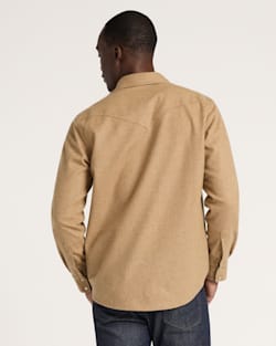 ALTERNATE VIEW OF MEN'S SNAP-FRONT WESTERN CANYON SHIRT IN TAN MIX image number 2