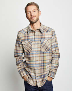 Shop Men's Plaid Snap-Front Western Canyon Shirt