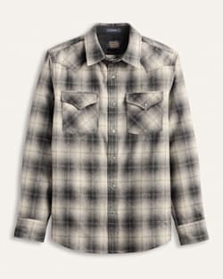 MEN'S PLAID SNAP-FRONT WESTERN CANYON SHIRT IN CHARCOAL OMBRE image number 1
