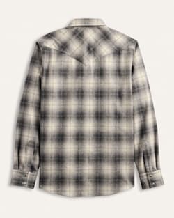 ALTERNATE VIEW OF MEN'S PLAID SNAP-FRONT WESTERN CANYON SHIRT IN CHARCOAL OMBRE image number 2