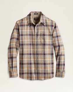 MEN'S PLAID LODGE SHIRT IN TAN MIX MULTI PLAID image number 1