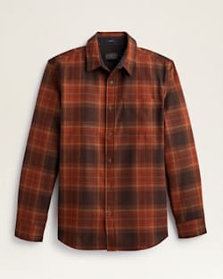 MEN'S PLAID LODGE SHIRT IN BROWN PLAID image number 1