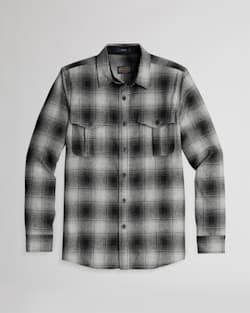 MEN'S PLAID SCOUT SHIRT IN NATURAL/BLACK image number 1